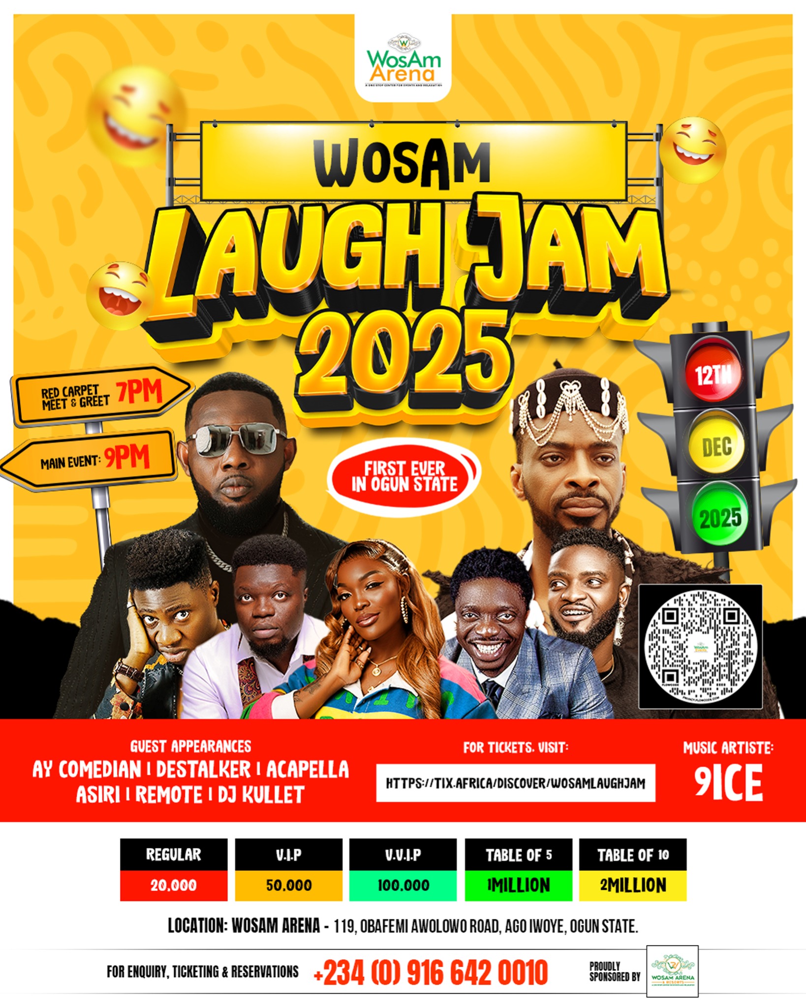 WosAm Laugh Jam 2025 Flyer